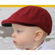 Topi Anak Topi Pet Balita dan Anak Topi Kodok Topi Copet Untuk Usia 6bln - 3Thn Topi Pelukis Anak Ba