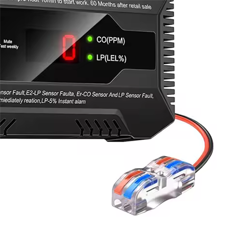 UI-Carbon Monoxide Propane Gas Leak Detector Dual LP/CO Gas Alarm For RV And Home Use-12V DC RV Prop