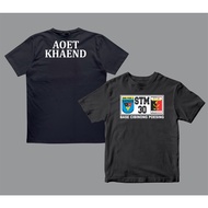 STM Aoet and KN 30 T-shirts, Bogor city, Cibinong base, 30s combed cotton material, can be used