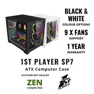 # 1ST PLAYER™️ Steampunk SP7 (Black / White) ATX Computer Case #