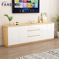 Fanenso Tv Cabinet Living Room Solid Wood Panel with Drawers Tv Cabinet Console Small Household Large Capacity Drawer Cabinet FA16