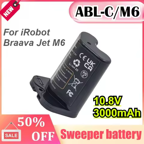 For iRobot Braava Jet M6 10.8V 3000mAh Rechargeable Li-ion Battery Pack Ultimate Robot Mop model ABL
