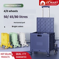 Hlx Foldable Grocery Cart Shopping Cart Grocery Cart With 360 Degree Rotation | Optional Climbing Tr