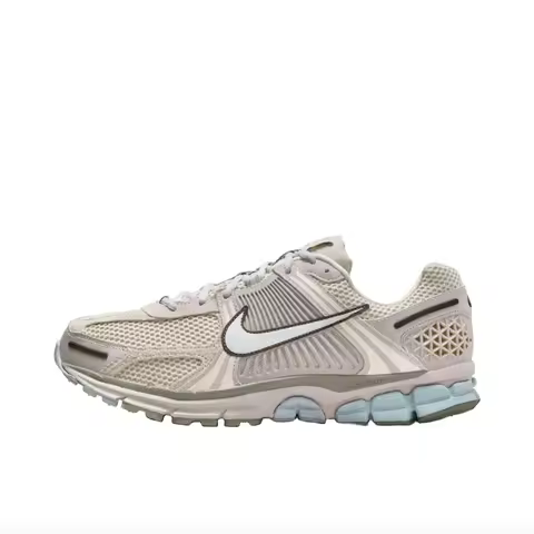 Nike Air Zoom Vomero 5 Men's Running Shoes, Fashionable, Non Slip, Latest, Minimalist Sneakers, Beig