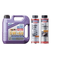 Liqui Moly Leichtlauf Full Syn 5W-40 w Engine Flush & Oil Additive