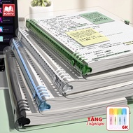 Notebook A5/ B5 Waterproof Transparent Soft Plastic Cover Notebook – Student Notebook Horizontal/Che