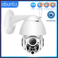 CVDFR กล้อง YCC365 Plus Wifi กลางแจ้ง1080P HD กล้องวงจรปิดกล้องรักษาความปลอดภัย PTZ ซูมกันน้ำ4x กล้อ