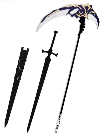 Durandal Roland Sword Library of Ruina Argalia The Blue Reverberation Sickle Cosplay Prop Halloween