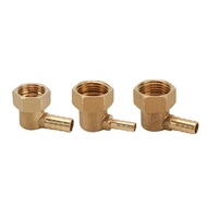 1/2" BSP Female Thread To 4mm 6mm 8mm 10mm Hose Barb Elbow 90 Degree Rotary Brass Pipe Fitting Conne