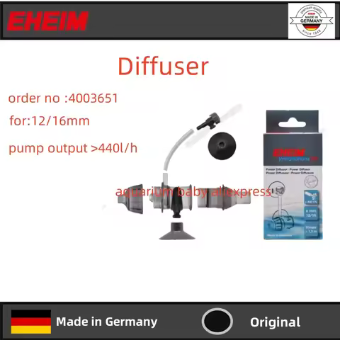 EHEIM 1 piece outlet oxygenator oxygen outlet diffuser oxygen increasing accessories fit for 12-16/1