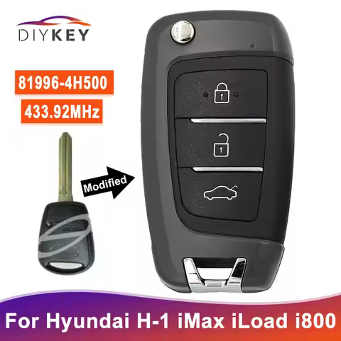 DIYKEY Upgraded Remote P/N: 81996-4H500 For Hyundai H-1 iMax iLoad i800 2008-2017 433.92MHz ID46 Chi