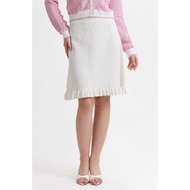 Morphidae - Juanita Women's White Knit Short Skirt