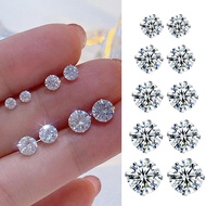 Bling-bling Stud Earing For Women Men Needle Simple Earrings Universal Earrings X9E6