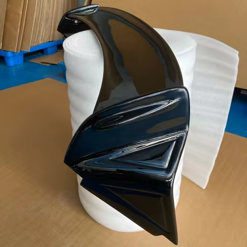 Fiberglass Rear Spoiler GP Style For Mini R50 R53 R56 Fiber Glass Roof Wing Drift Racing FRP Splitte