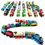 Children's Wooden Small Train Car Set Sliding Magnetic Train Track Birthday Gift Toy