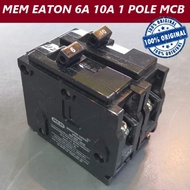 ✨READY STOCK✨ EATON MEM 6A 10A 1 Pole Plug-In MCB (Miniature Circuit Breaker)