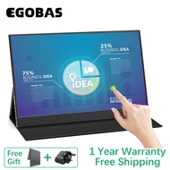 【WiFi +Touch Screen】EGOBAS 15.6 17.3'' Portable Monitor/Android 9.0/4K Decode/Gaming monitor for Laptop Phone Switch PS4