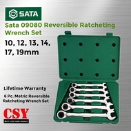 SATA 09080 Reversible Ratcheting Wrench Set