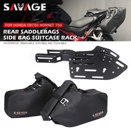 For HONDA CB750 Hornet 750 Motorcycle Side Bag Travel Tail Box Storage Suitcase Sidebox Luggage Carr