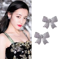Lady bow beaded earrings B187