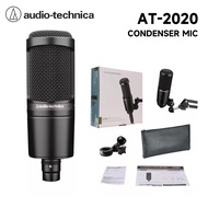 Audio Technica AT2020 Cardioid Medium Diaphragm Condenser Mic Microphone Full Bundle (AT 2020)