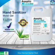 Ready! Hand Sanitizer Gel 5 Liter / Aseptic First Hand Sanitizer Gel
