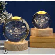 Cosmic galaxy crystal ball night light night light