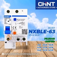NEWEST - RCCB ELCB RCBO CHINT NXBLE-63 NXBLE63 1P+N 6A 40A 50A 63A
