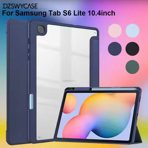 Case for Samsung Galaxy Tab S6 Lite 10.4 Inch 2024/2022/2020, with Pencil Holder, Support Auto Sleep
