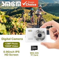 Pocket digital camera, 1080P high definition resolution, 12MP, 0.96-inch IPS high-definition display