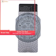 [ISHOWMAL] E6B flight computer aviation plotter slide rule for aviation flight training❀