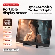 14" Type-C Portable Secondary Screen Monitor HDR10 60Hz Local Delivery