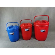 [Ready Stock in Malaysia] Thailand TS Cylinder Shape 16L/19L/27L Cooler Storage/Cooler Box Round Ice