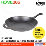 Lodge Chef Collection Cast Iron Skillet 10 Inch LC10SKINT