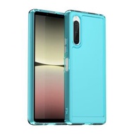 全城熱賣 - 適用於Sony Xperia 10 V 糖果系列TPU手機殼（透藍）