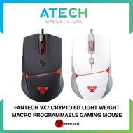 Fantech VX7 Crypto 6D Light Weight Macro Programmable Gaming Mouse (Black / White)