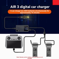 []-For AIR 3/3S Battery Car Charger Hub Remote Control Vehicle Portable Intelligent Charger with LED