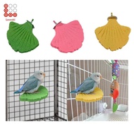 [Lovoski] Ginkgo Leaf Parrot Perch, Resin Bird Perch Stand, Station Perch for Pet Supplies, to Use, 