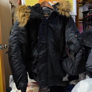 Alpha industries N-2B 鋪棉飛行夾克 黑色L #蛇年行大運
