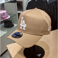 New Era 9Forty A-Frame Los Angeles Dodgers Khaki Snapback Cap 100% Original Official