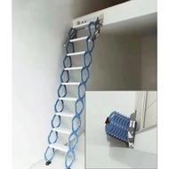 Attic Ladder Loft Stairs 12 Loft Steps Ladder Folding Staircase Foldable Attic Stairs Pull Down with