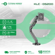 TITAN ARMY X KLC DS200 Monitor Arm Mount Stand for 17 inch to 32 inch Monitor compatible