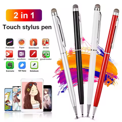 2-in-1 Capacitive Stylus Pen Stylus For Touch Screen Stylus Pens For Android Phone Pen For Mobile Un