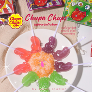 อมยิ้ม จูปาจุ๊ปส์ Chupa chups 1ชิ้น/9g. รูปเท้า Chupa chups lollipop กลิ่นผลไม้ อมยิ้ม อร่อย หอม หวาน สุดอิต