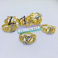 💫COP 916 | 💍 CINCIN LV BOLEH LARAS | ⭐TERBARU Emas Korea •Exclusive Design 💯 Like ORI 💫