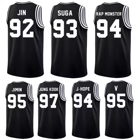 BTS Arirang World Tour 2026 Basketball Jersey Men's Women's Summer Sports Vest Breathable Quick Dryi