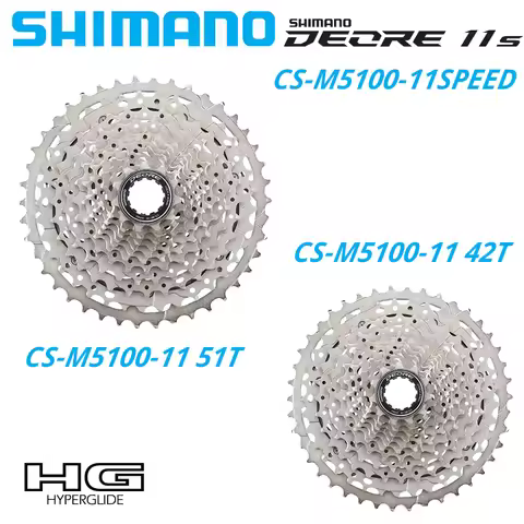 Shimano Deore CS M5100 11 Speed Cassette Sprocke CS-M5100 Freewheel Mountain Bike MTB Chains 11-Spee