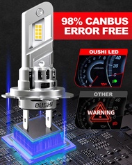 DEFIO 2ชิ้น H7 Canbus หลอดไฟไฟหน้ารถมอเตอร์ไซค์แบบ LED สำหรับฟอร์ดโฟกัส Fiesta Galaxy Ranger Mazda 3