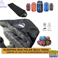 Special AIMPRO SLEEPING BAG POLAR Fur Thick - SB BULU TEBAL - SLEEPING BAG BULU TEBAL Warm LW180