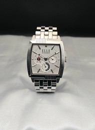 ELLE paris นาฬิกาผู้ชาย ช่องแสดงวัน-สัปดาห์  สี่เหลี่ยม สแตนเลสแท้